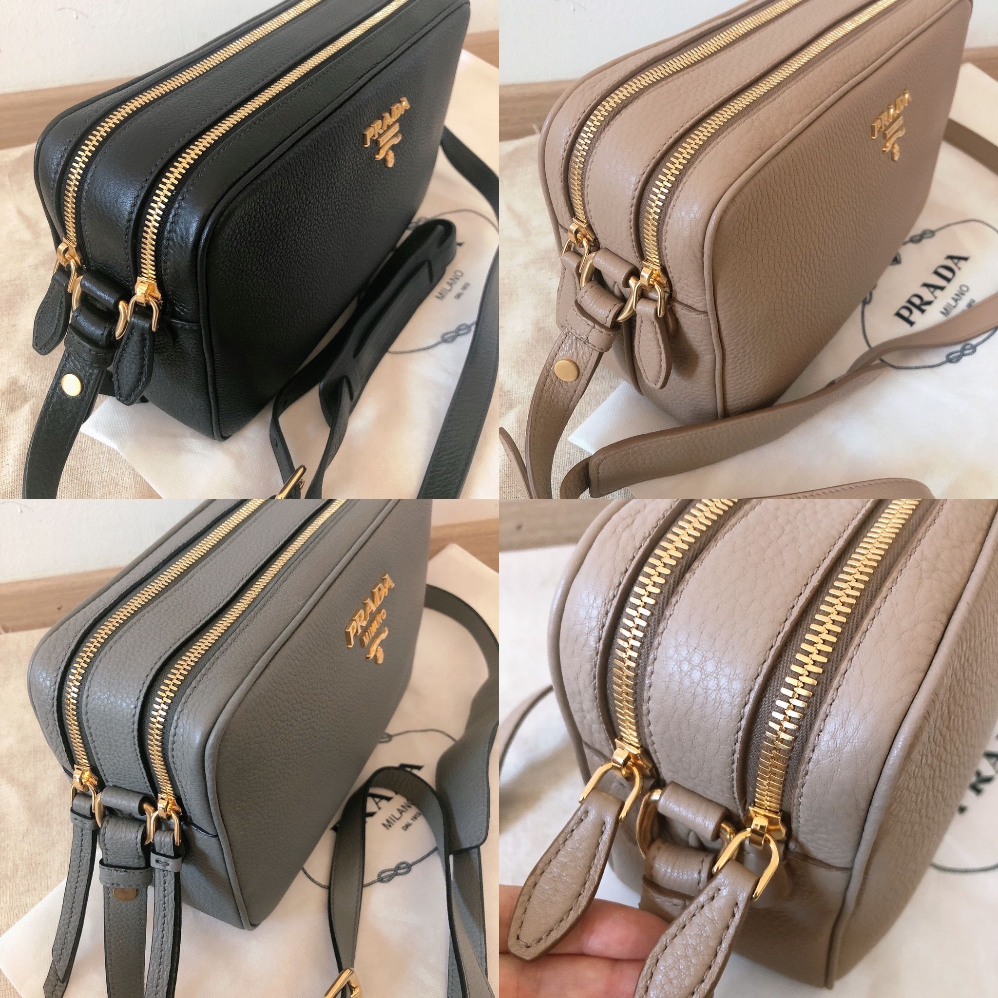 アウトレット】PRADA 人気のWジップショルダー☆1BH079☆ (PRADA