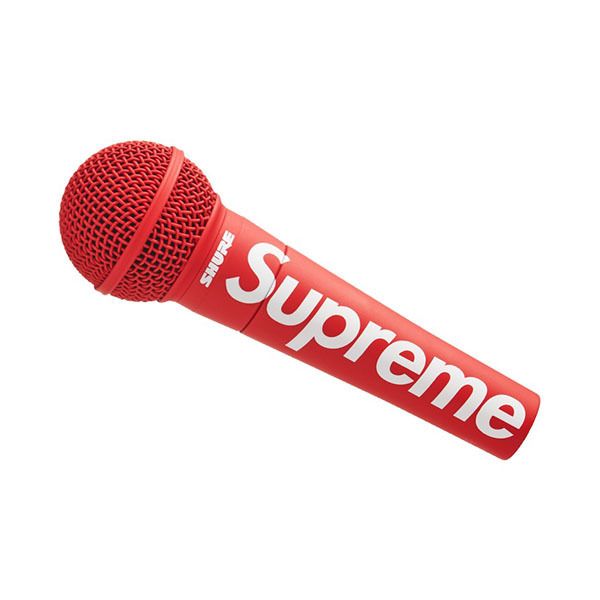 シュプリームのマイク☆Shure SM58 ボーカルマイクロフォン (Supreme