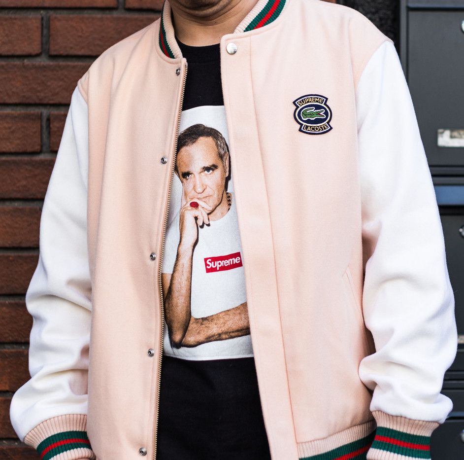 Supreme LACOSTE Wool Varsity Jacket シュプリーム ラコステ (Supreme