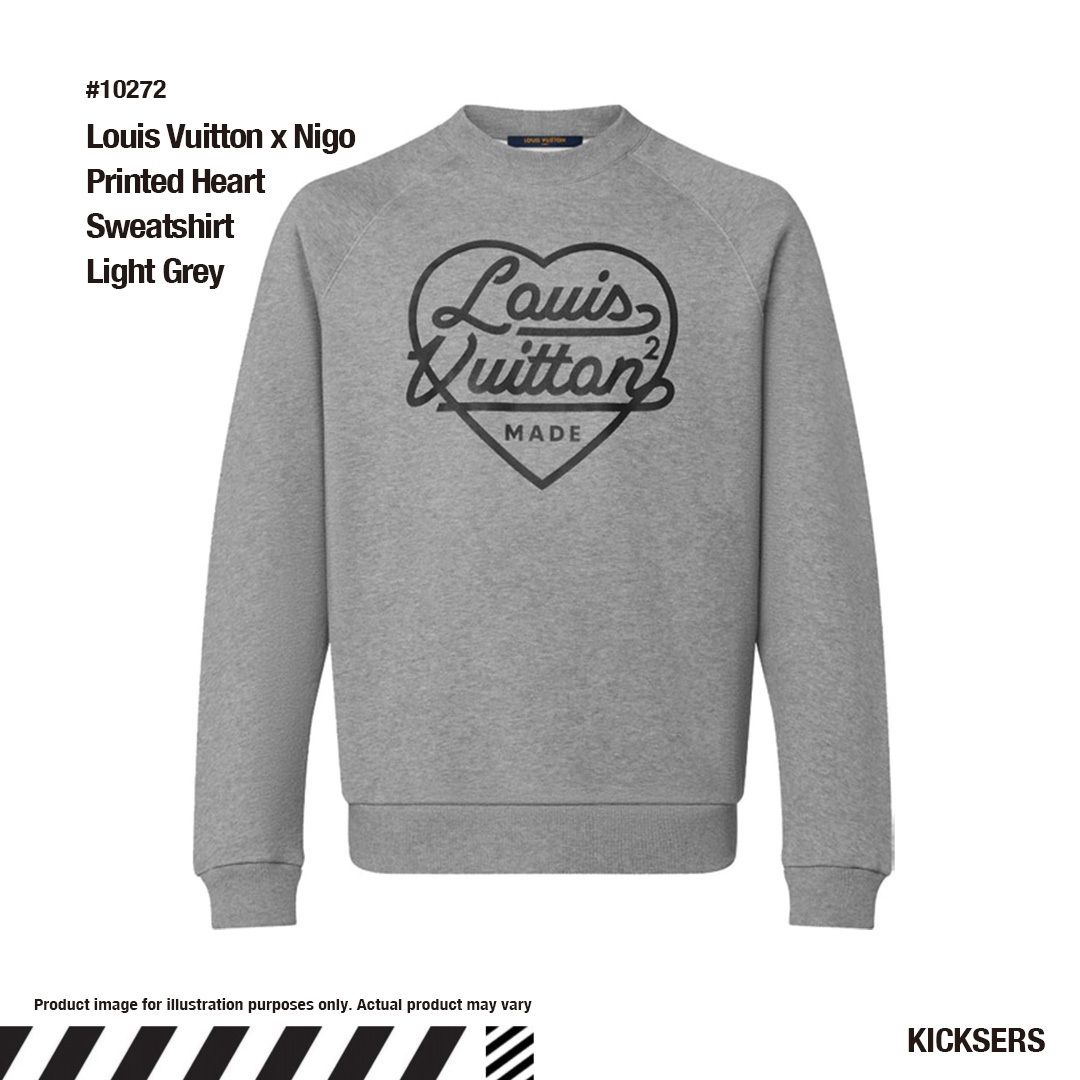 ハート スウェット Louis Vuitton x Nigo Heart Sweatshirt Grey