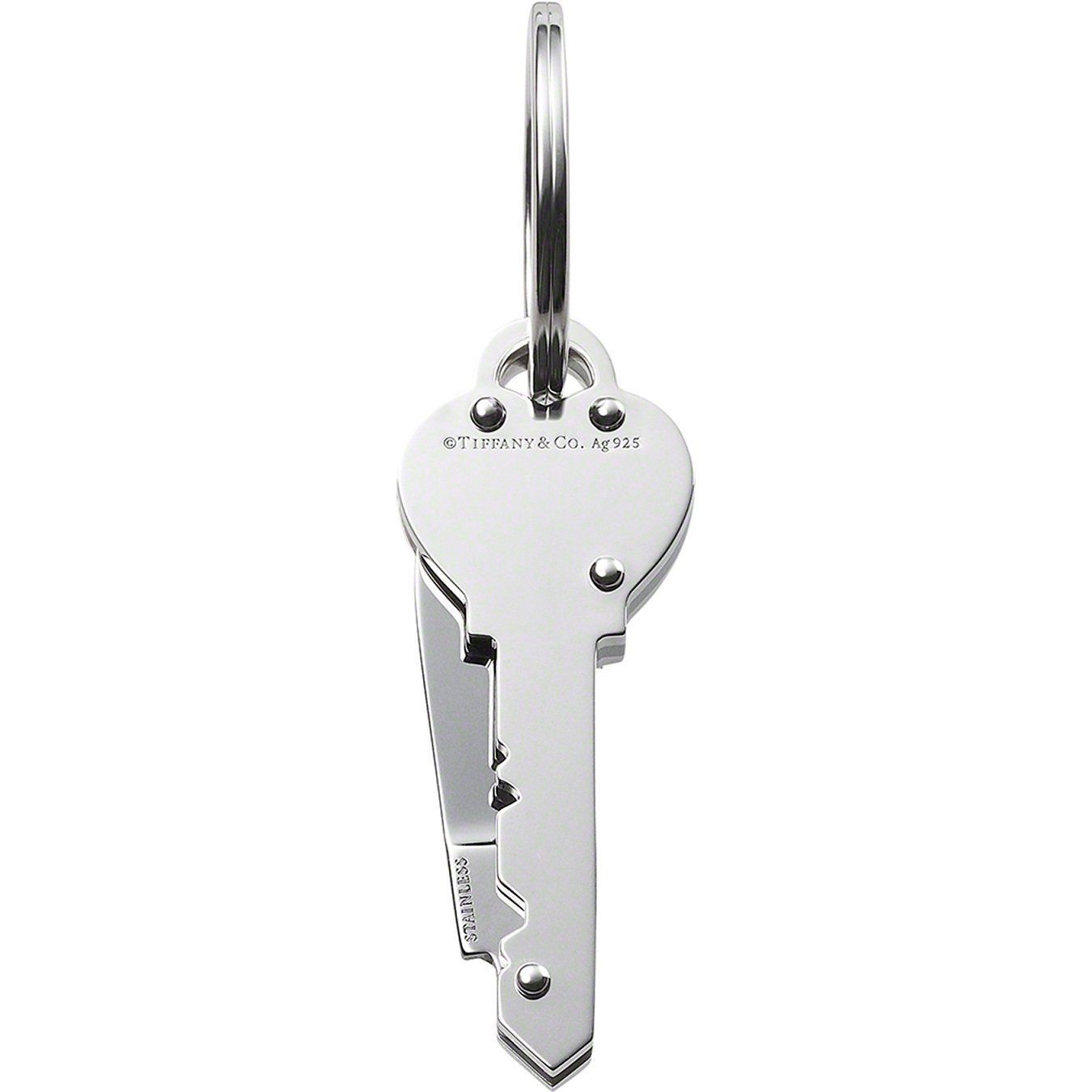 Supreme Tiffany & Co. Heart Knife KeyRing ティファニー キー