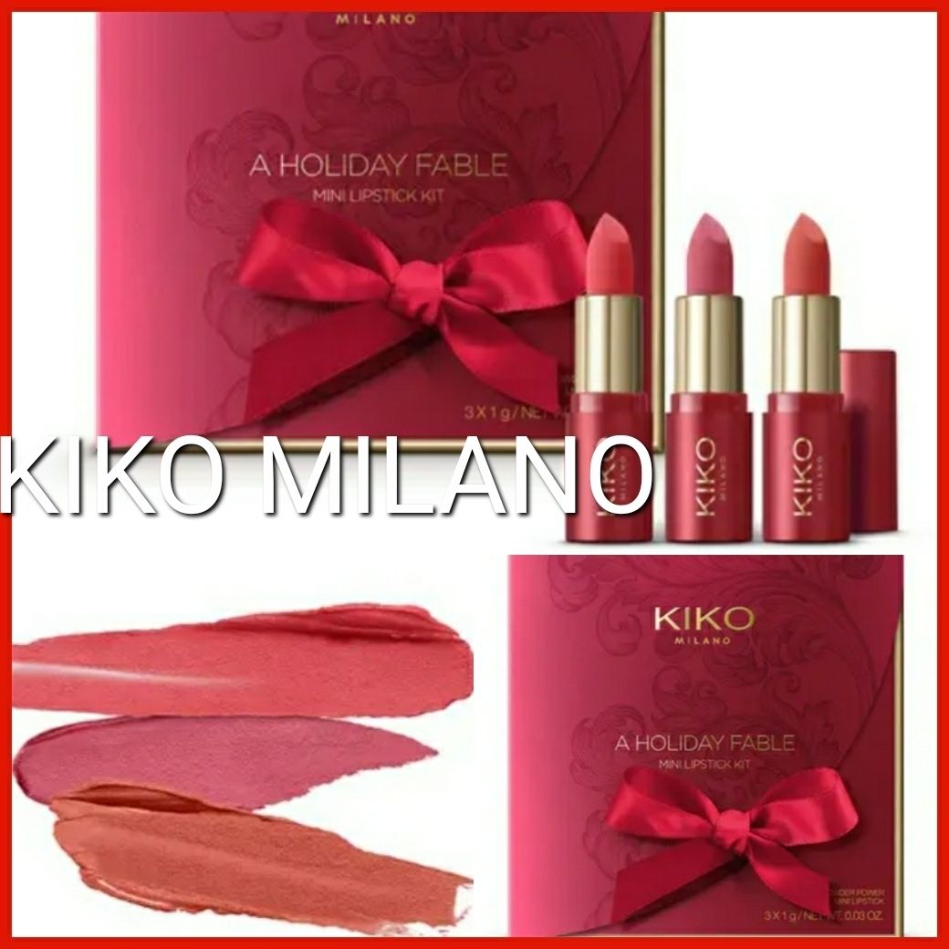 イタリア発☆KIKOMILANO☆HOLIDAYFABLE MINILIPSTICK KITリップ (KIKO