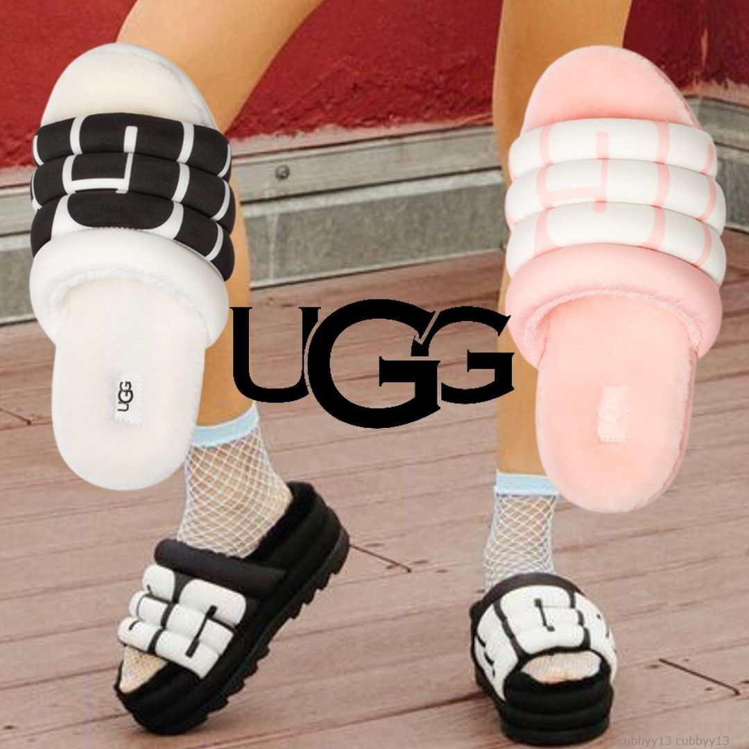 大人気】UGG☆MAXI SLIDE LOGO サンダル (UGG/サンダル・ミュール