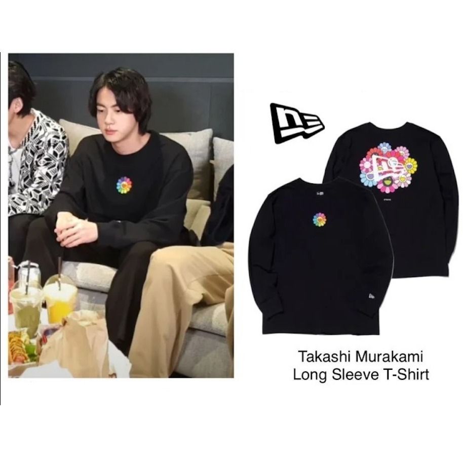 ☆BTS着用☆ニューエラ x Takashi Murakamiコラボ☆ ロゴTシャツ