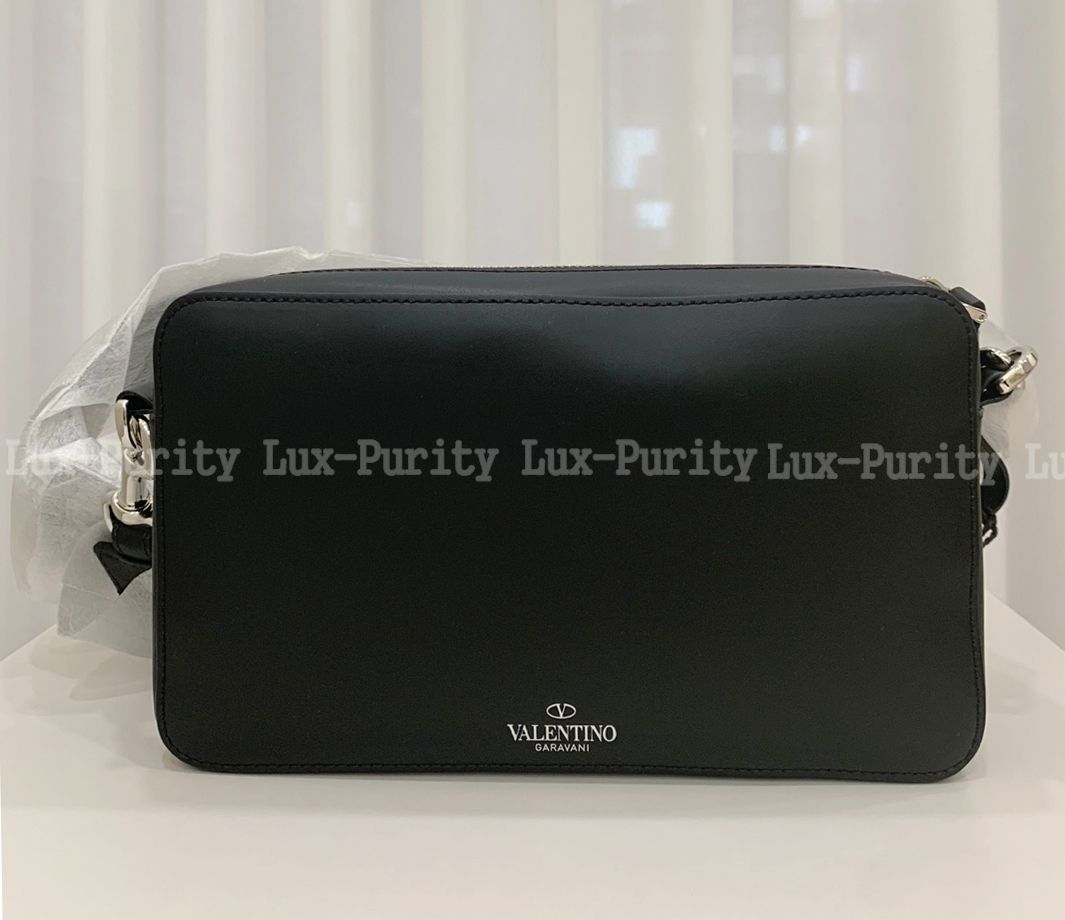 VALENTINO LEATHER VLTN CROSSBODY BAG クロスボディバッグ (VALENTINO