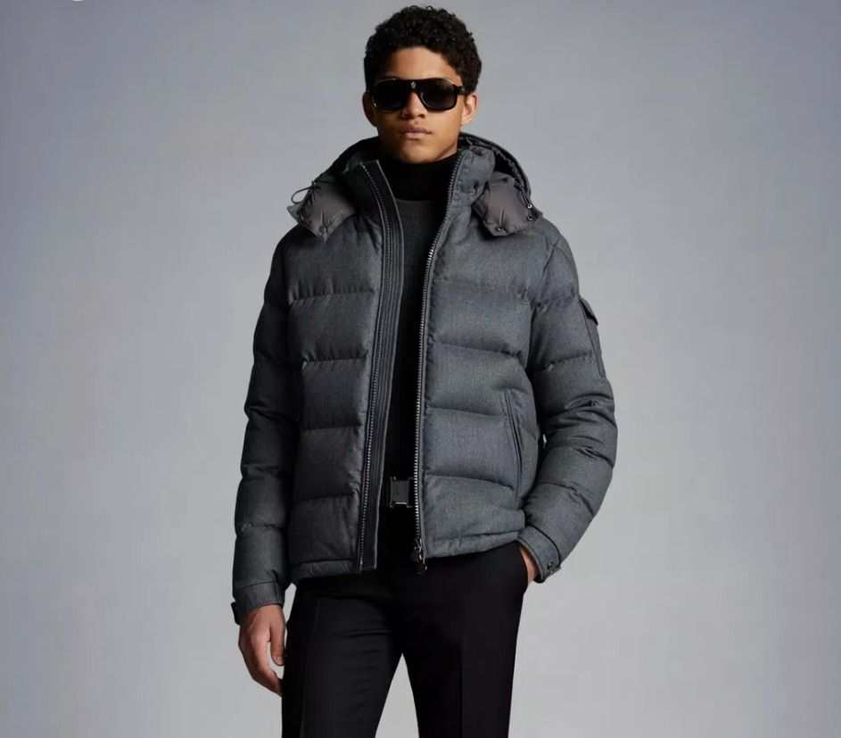 MONCLER2022/23秋冬 フード付ウールダウンジャケットMONTGENEVRE