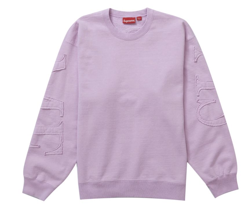 ☆22SS WEEK15☆Supreme Tonal Applique Crewneck (Supreme/スウェット