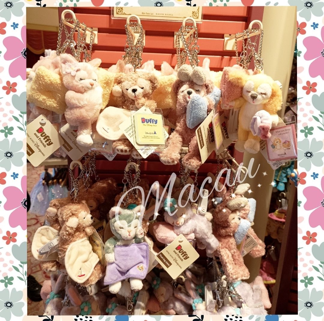 2022年夏新作☆香港ディズニー お昼寝クッキーアンキーホルダー