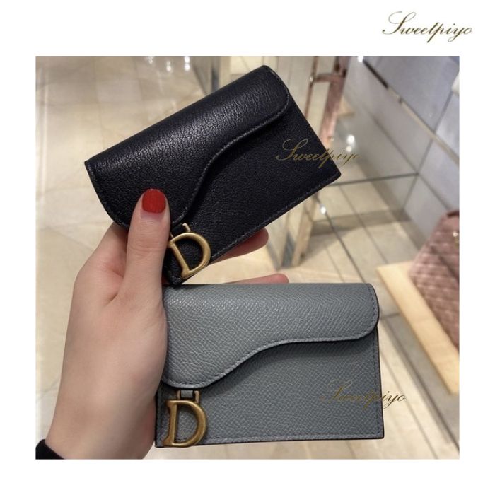 人気】ディオール☆フラップカードホルダー サドル ミニ財布 (Dior