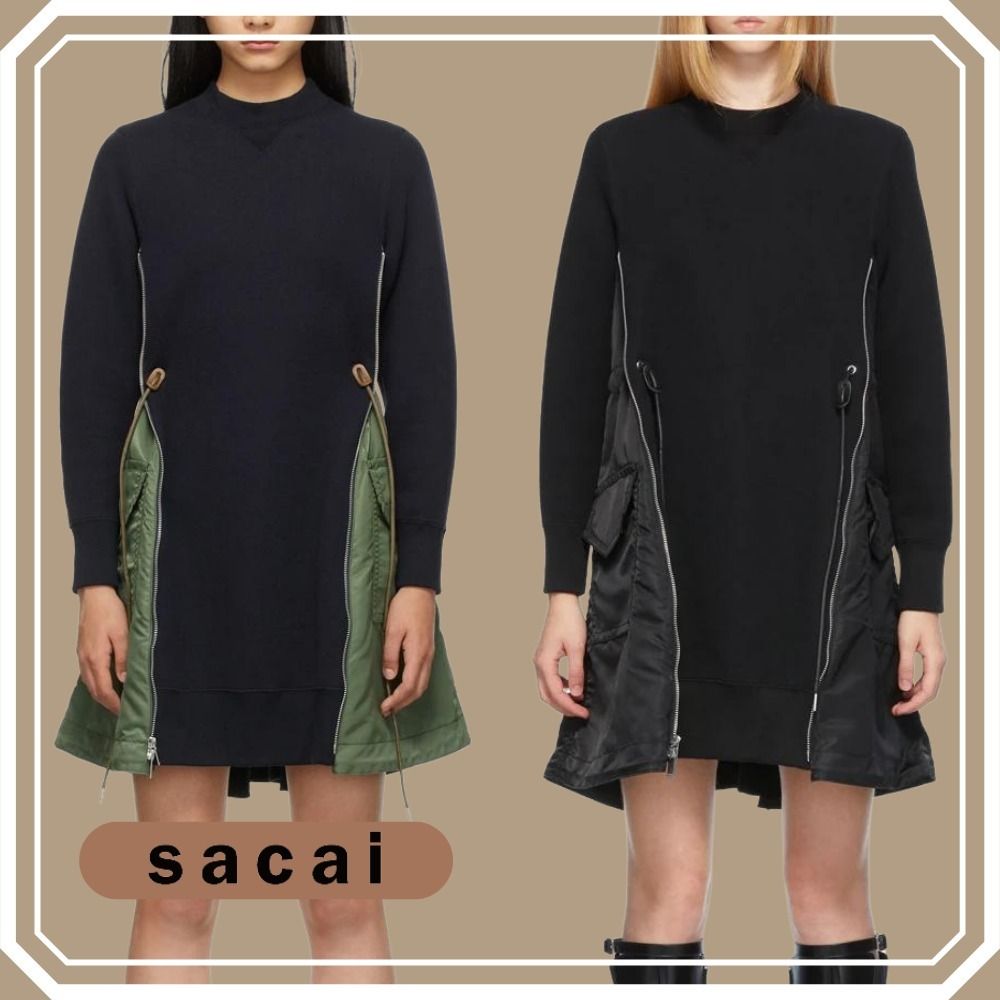 ◇関税込◇＊sacai＊Sponge Sweat X MA-1 ワンピース (sacai