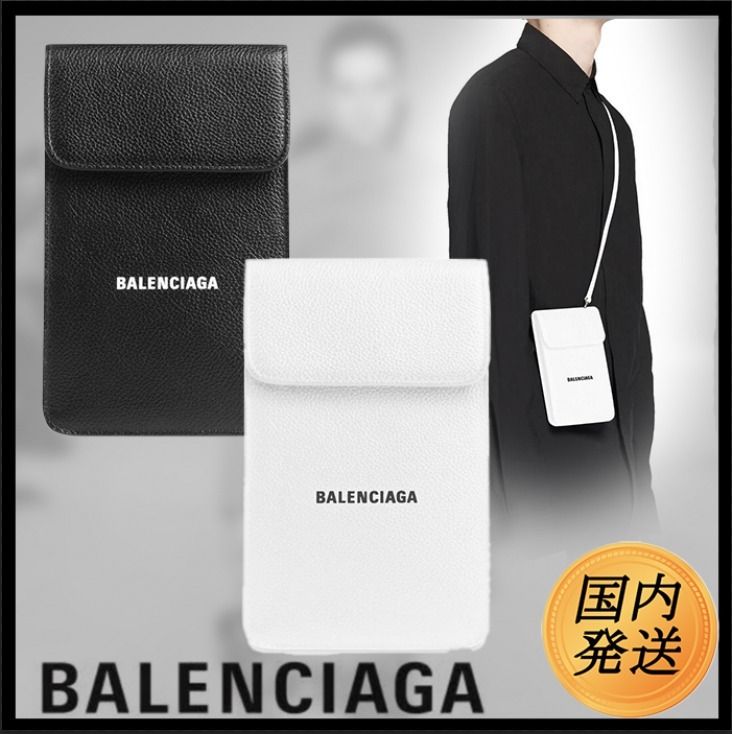 国内発送☆BALENCIAGA】CASH PHONE AND CARD HOLDER (BALENCIAGA