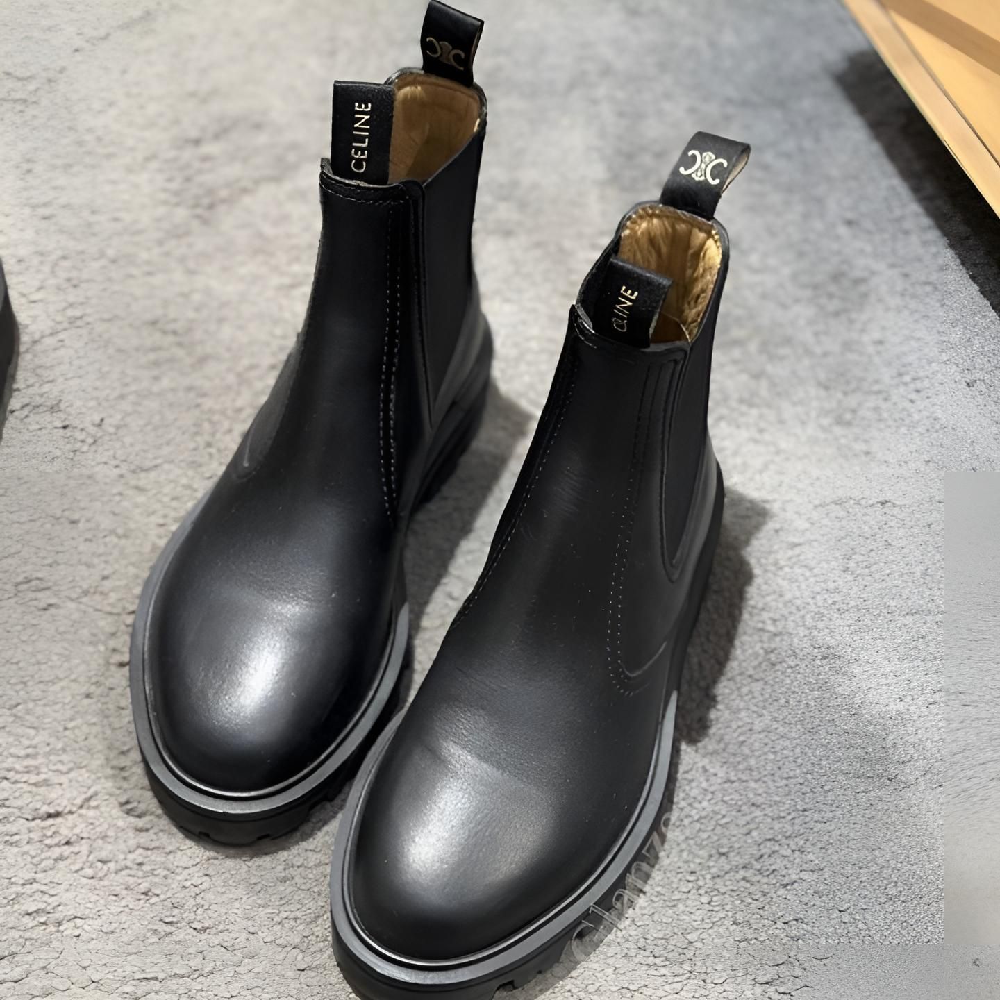☆大人気☆【CELINE】マーガレット チェルシーブーツ (CELINE/ショート
