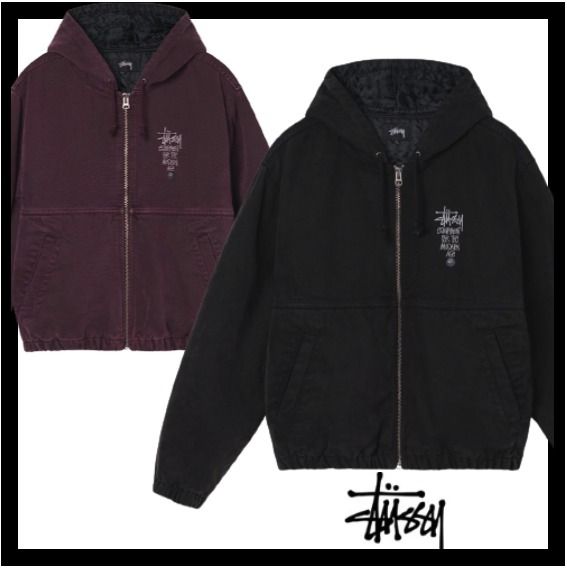 ☆送料・関税込☆STUSSY☆Stussy Canvas Insulated Work Jacket