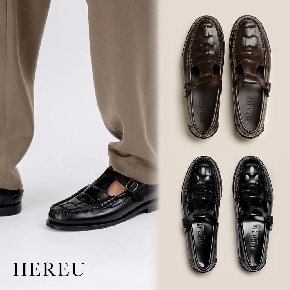HEREU】ローファー オックスフォード SOLLER T-Bar Moccasin (HEREU