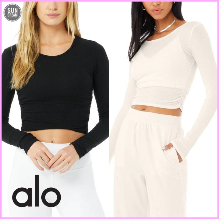 ☆Alo Yoga☆GATHER LONG SLEEVE トップス 長袖 (ALO Yoga