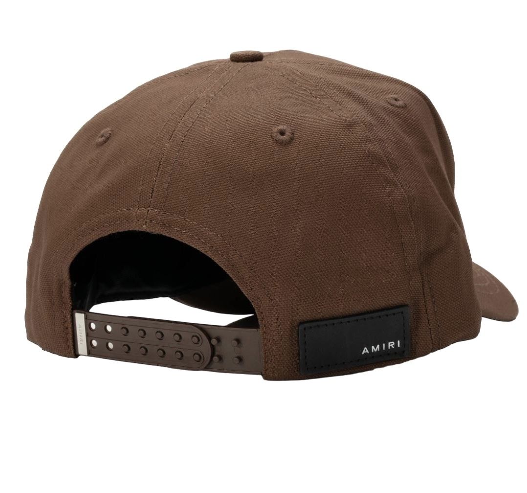 AMIRI ロゴ エンブロイダリー コットン ベースボールキャップ (AMIRI