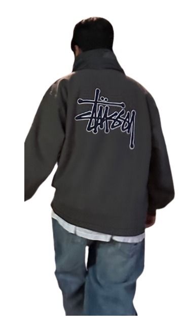 Stussy & DENIM TEARS】 HALF ZIP ハーフジップフリース (STUSSY