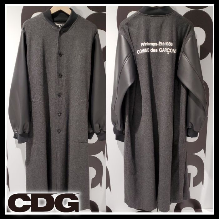 COMME des GARCONSコムデギャルソン CDG ウール スタッフコート (COMME