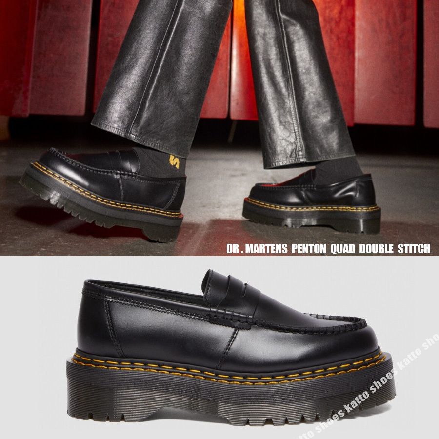 Dr Martens☆PENTON QUAD DOUBLE STITCH☆厚底☆兼用 (Dr.Martens