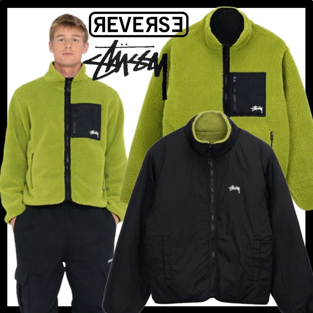 ☆関税込☆Stussy☆SHERPA REVERSIBLE JACKET☆ジャケット☆ (STUSSY