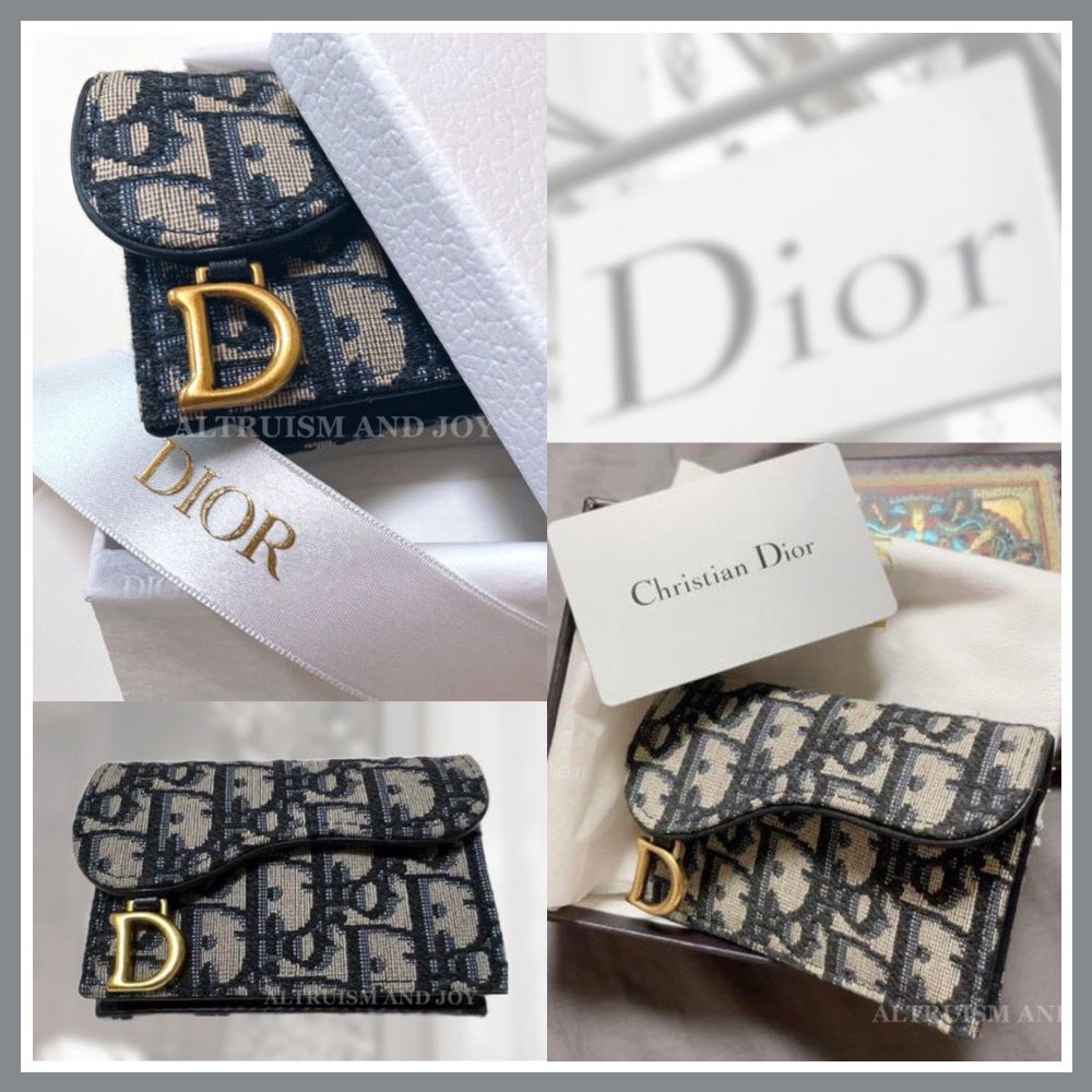 DIOR☆お財布としても使える】SADDLE フラップ カードホルダー (Dior