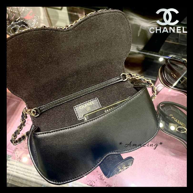 CHANEL】希少☆フラップ メガネケース 斜め掛けマトラッセ (CHANEL