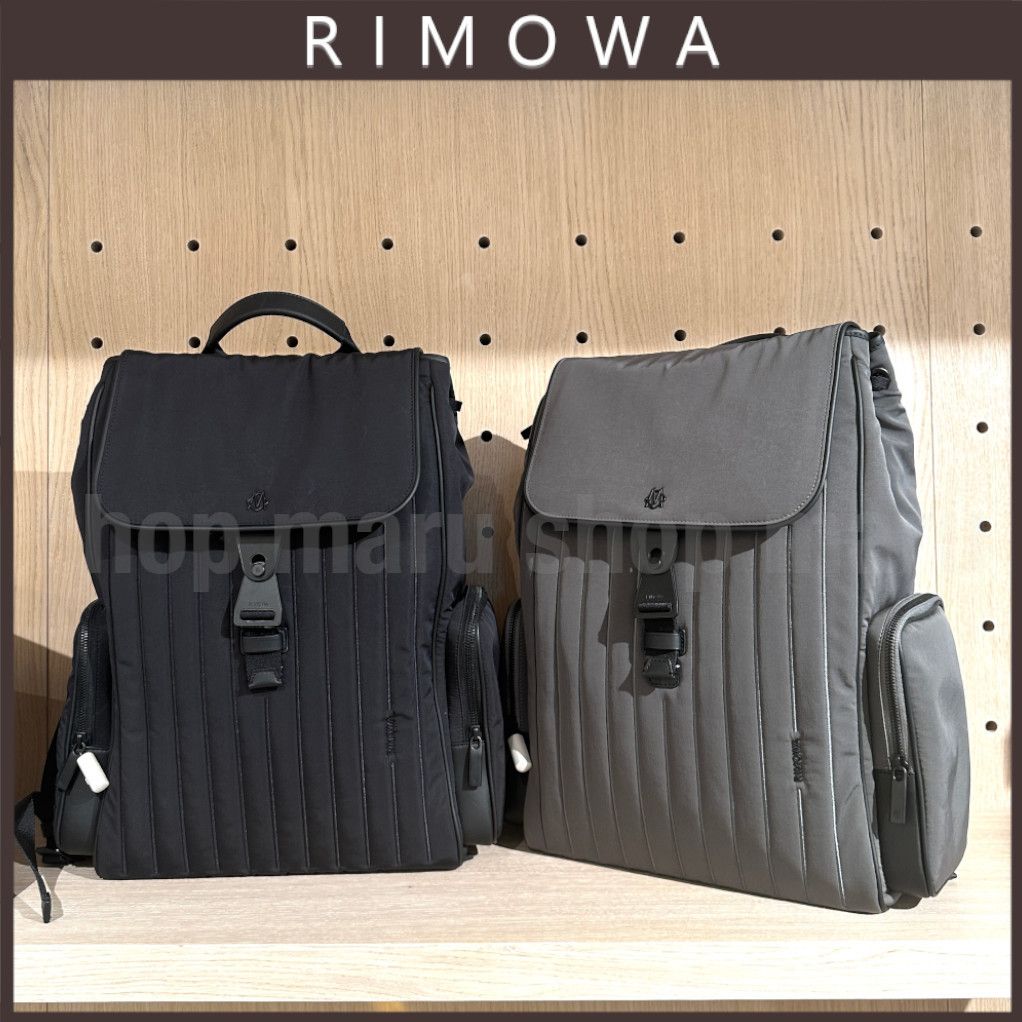 RIMOWA◇フラップ バックパック ラージ◇レザー＆ナイロン (RIMOWA