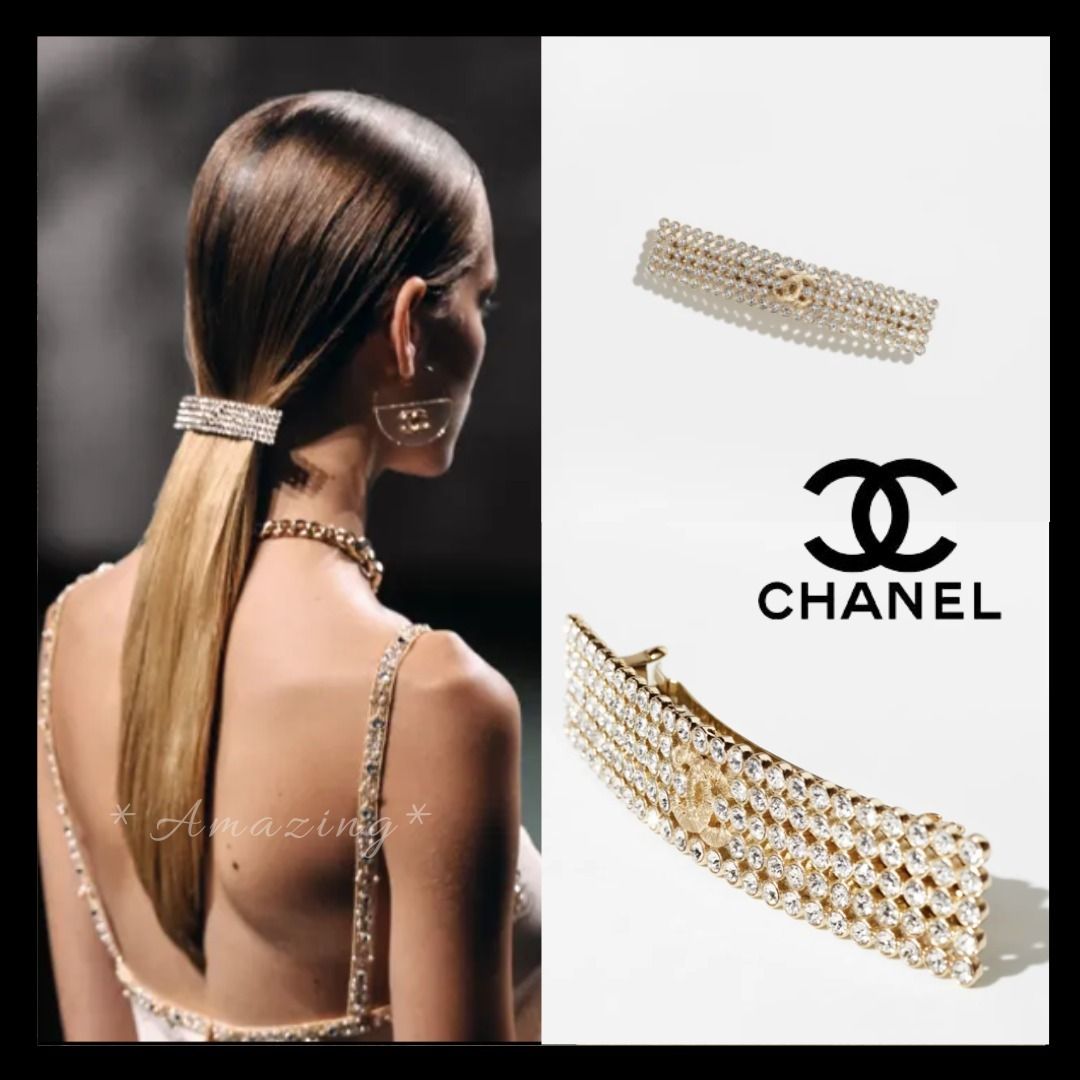 CHANEL＊華やか シャネルロゴ＊ヘア＊クリップ＊バレッタ (CHANEL/ヘア