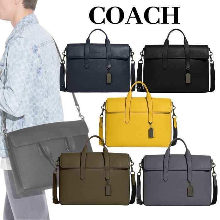 国内発送 **COACH ** サリバン ポートフォリオ ブリーフ (Coach