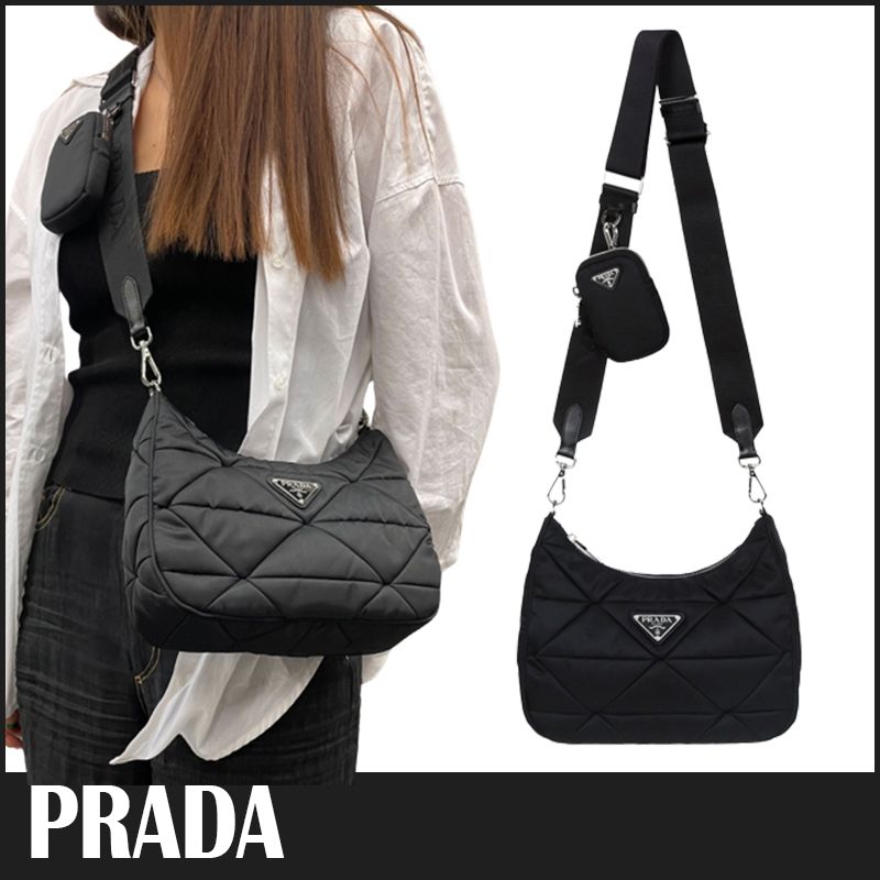 送料関税込 PRADA Re Nylon パデッド ホーボーバッグ ショルダー