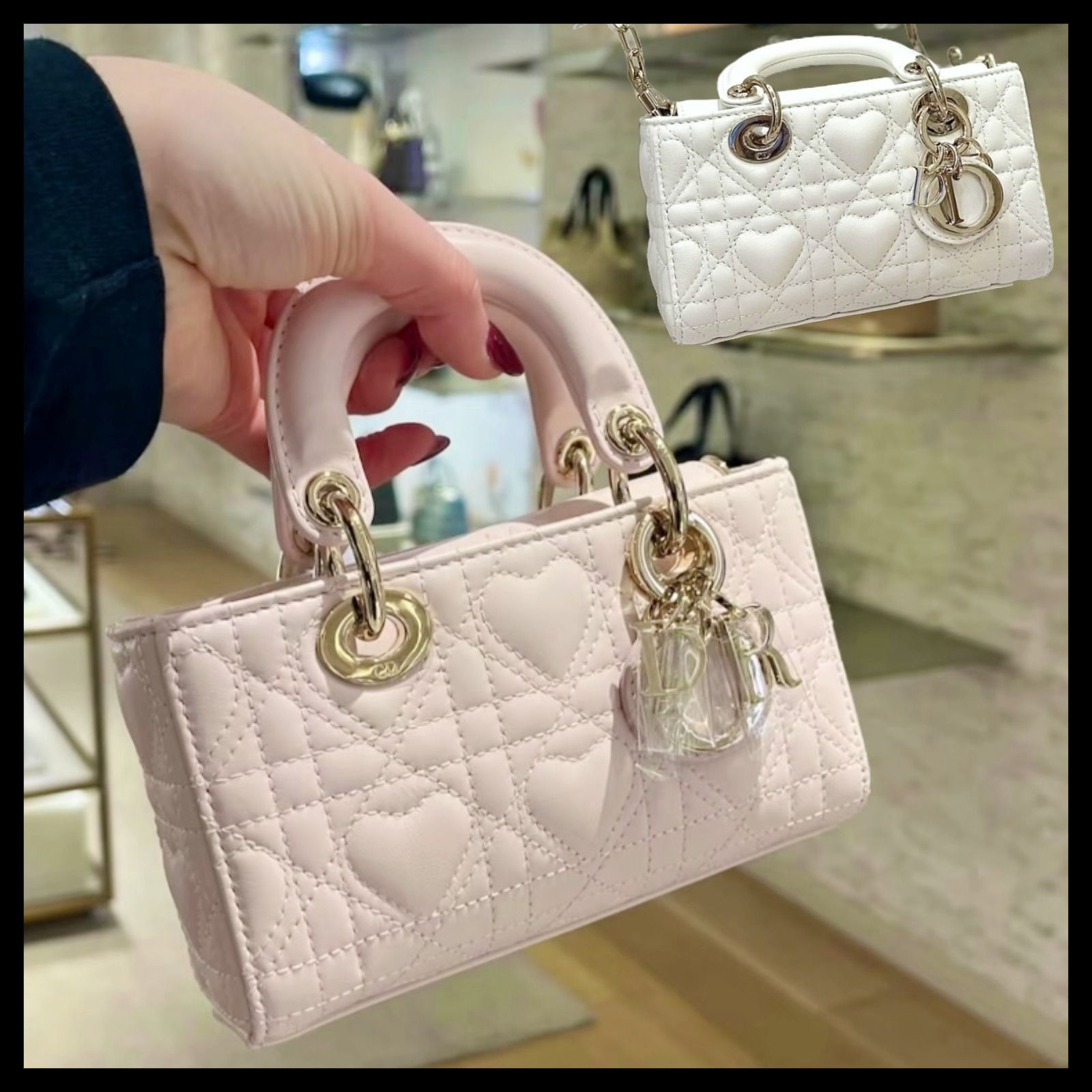 これは欲しい!さりげハート】Dior☆LADY D-JOY マイクロバッグ (Dior