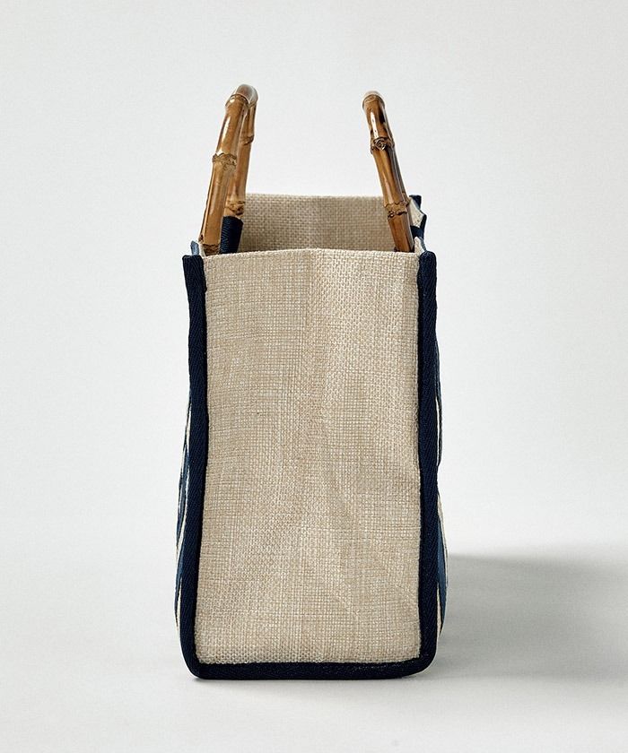 □LeSportsac□レスポートサックリアルバンブーブック型トート小