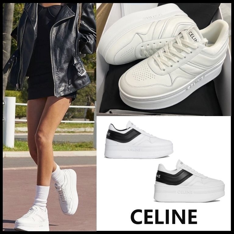 CELINE】セリーヌ ブロックスニーカー ウェッジアウトソール (CELINE