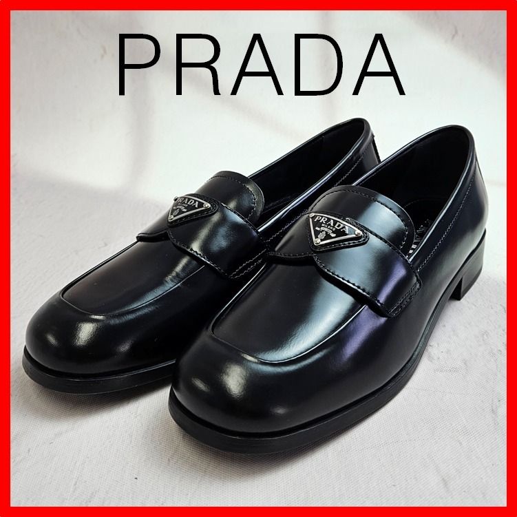 ☆【PRADA】☆ブラッシュドレザー ローファー レディース☆ (PRADA