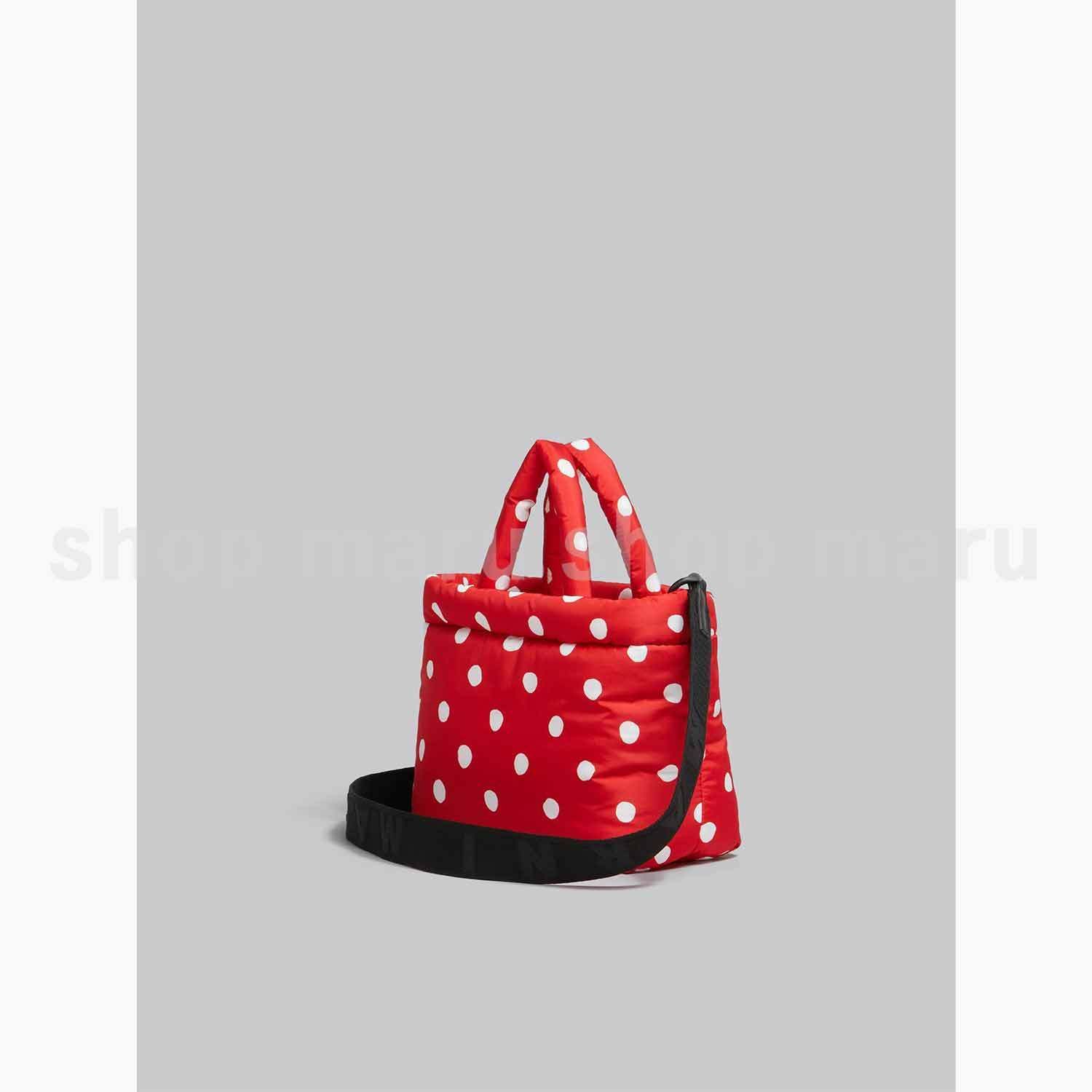 MARNI◇ ポルカドット ナイロン パフ ミニ トートバッグ◇2色 (MARNI