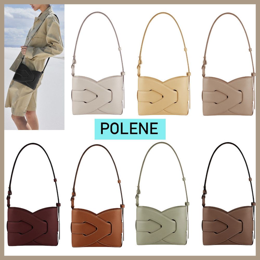 送関込み ☆POLENE☆ Nodde レザー ショルダーバッグ (POLENE