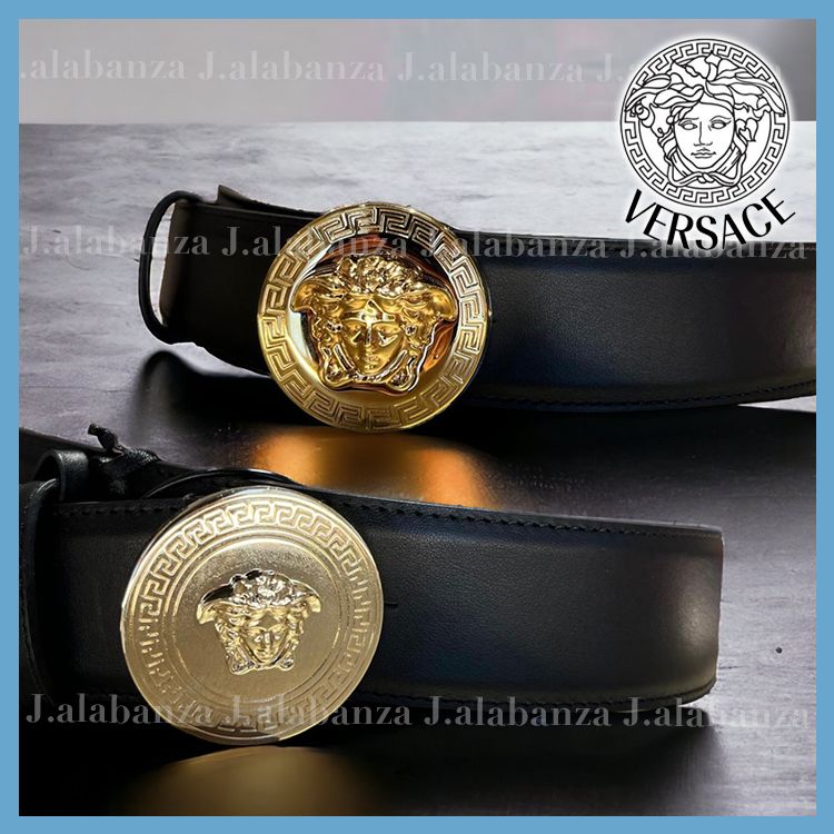 ヴェルサーチェ☆2色 メデューサバックルベルト (VERSACE/ベルト