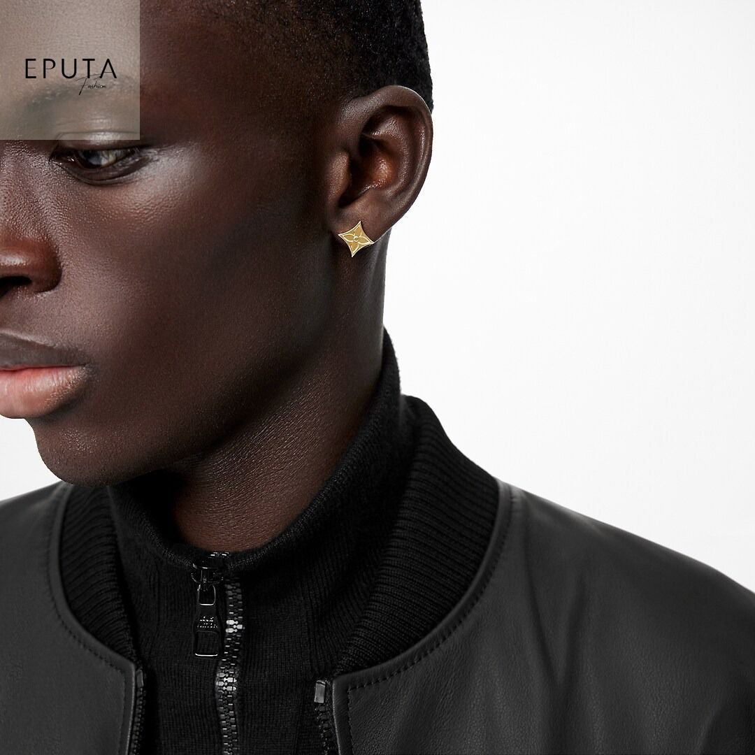 SALE]ヴィトン Vuitton レア ピアスLV インスティンクト (Louis