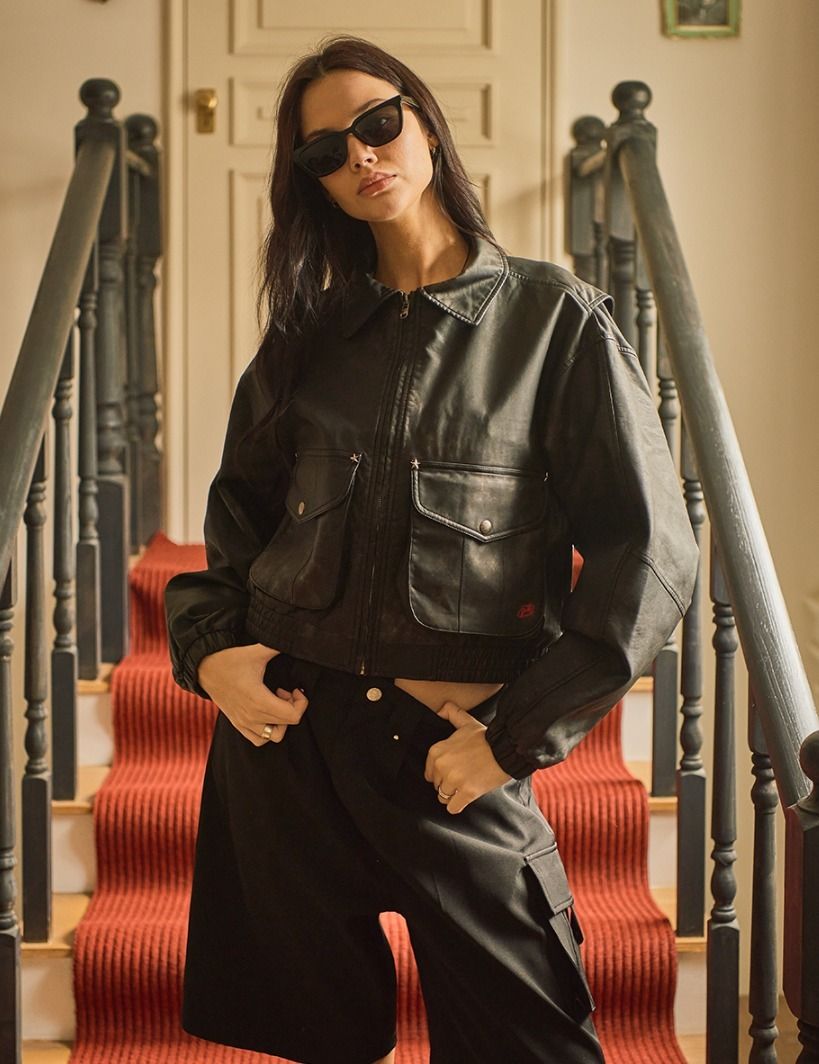 ☆関税込☆BITTER CELLS☆STAR LEATHER JACKET ジャケット☆ (BITTER