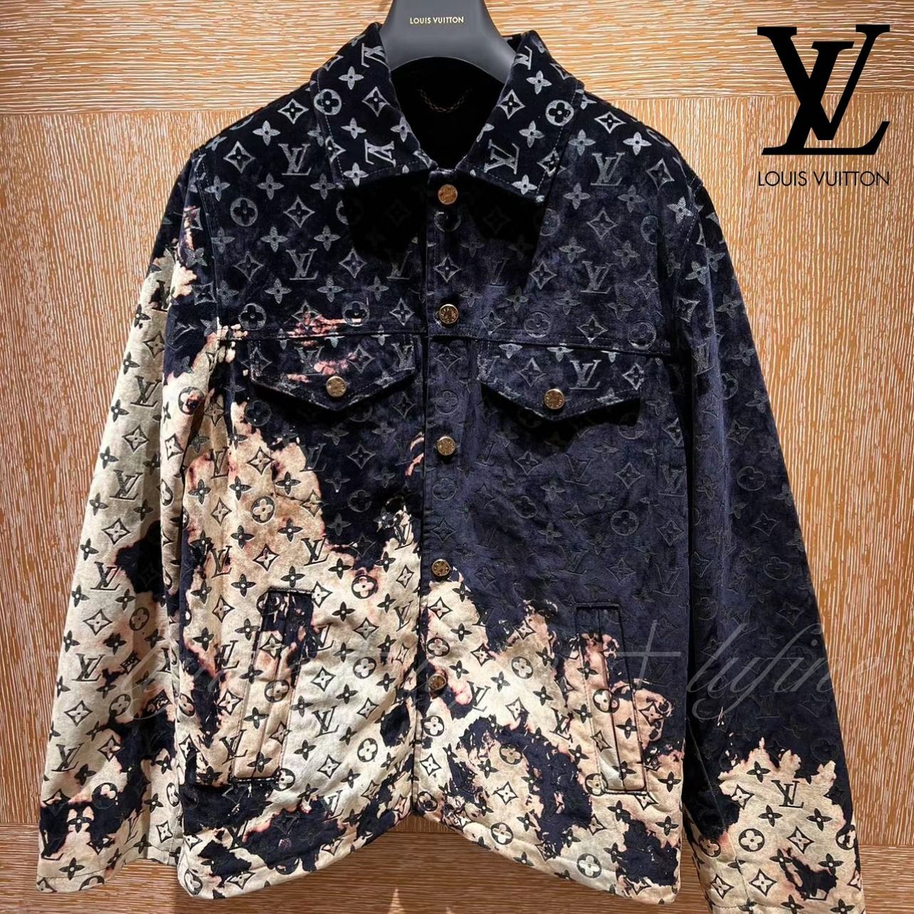 お洒落で着回し力抜群！】ルイヴィトン デニム ジャケット (Louis