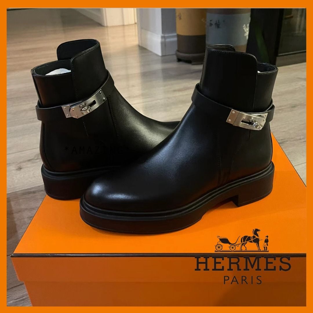 上質でスマートなデザイン】エルメス ショートブーツ (HERMES/ショート