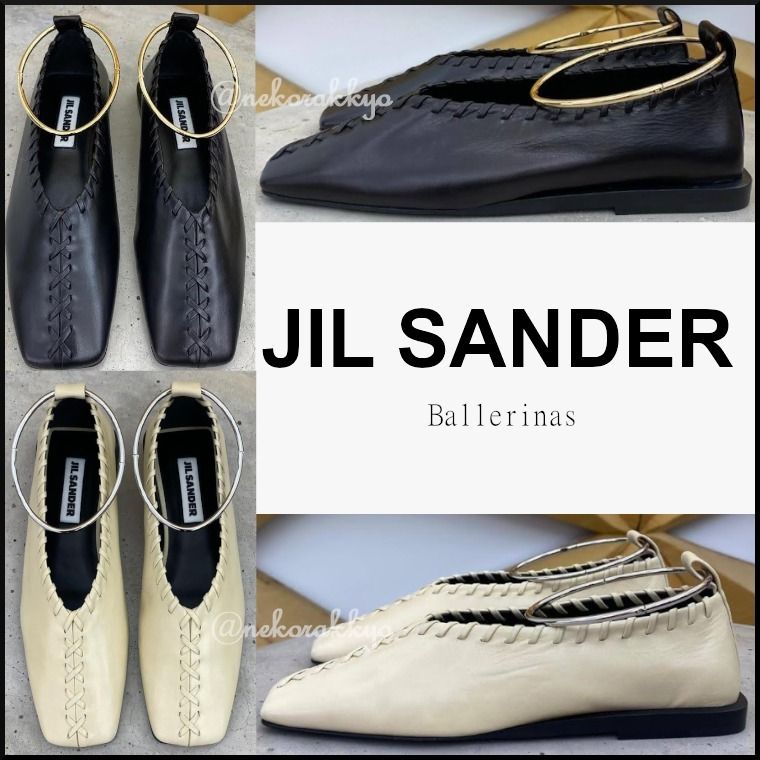 Jil sander＊Ballerinas アンクレット付 バレエシューズ＊送料込 (Jil