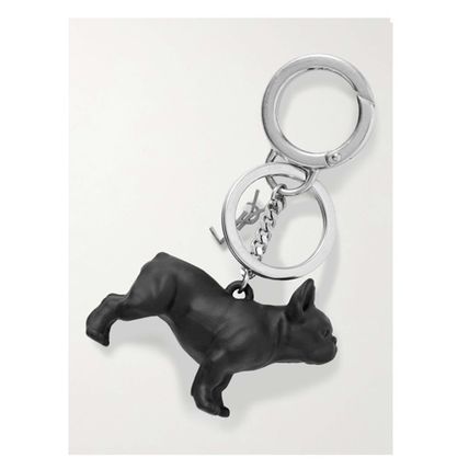 すぐ届く！Saint Laurent（サンローラン）ドッグキーリング 犬 (Saint