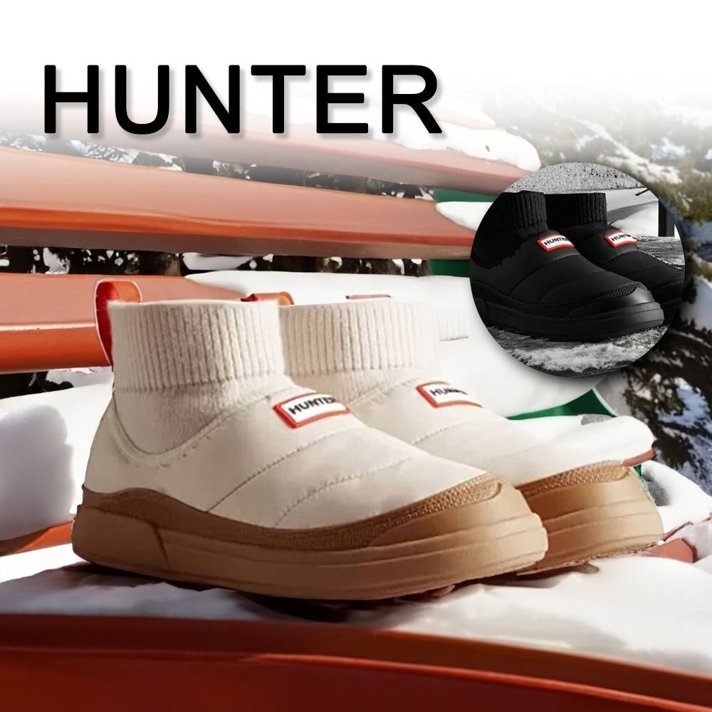 国内配送☆HUNTER☆パファーニットブーツ 大人気！お早めに (HUNTER