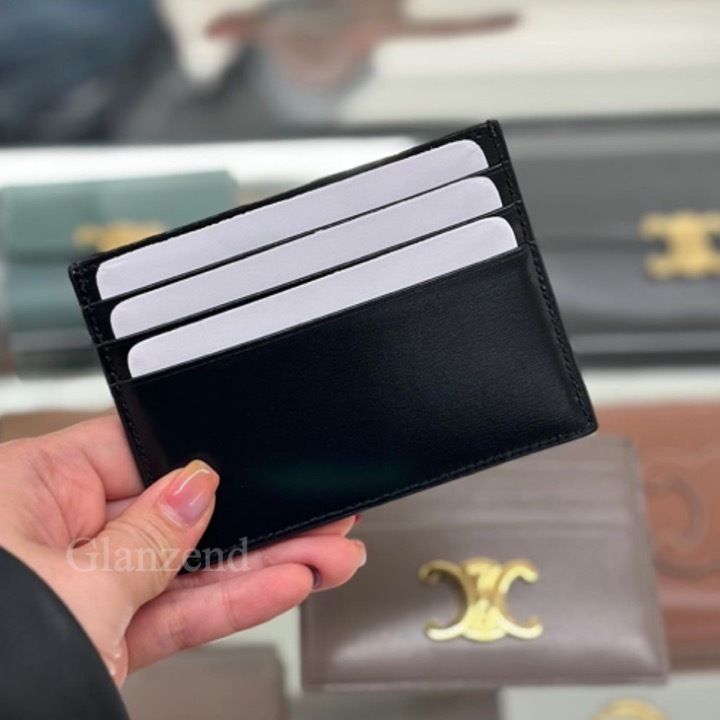 ギフトにも♪【CELINE】トリオンフ カーフスキン カードホルダー