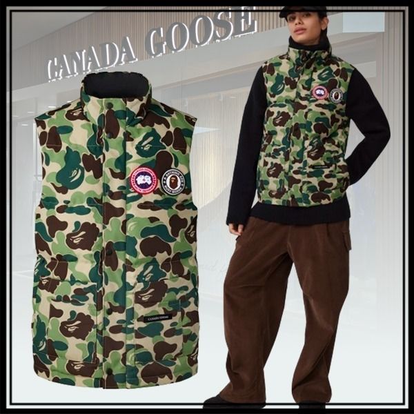 BAPE x CanadaGoose○ABC Camo Freestyle Vest○ABCカモ○ベスト (A