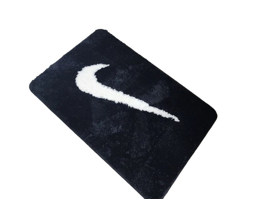 ☆韓国の人気☆【NIKE】☆Nike Swoosh Rug Black White☆ (Nike/ラグ