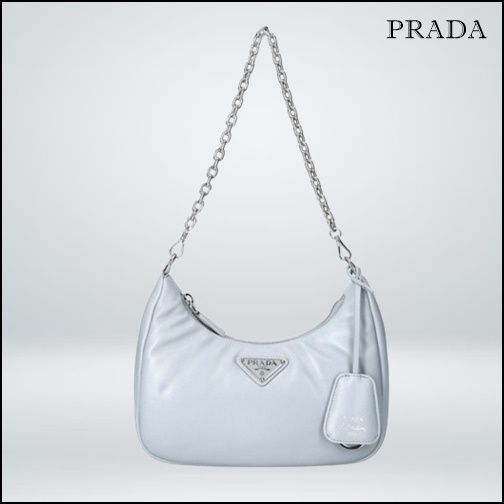 PRADA プラダ Re-Edition ナッパレザー ショルダーバッグ (PRADA