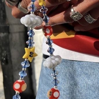 国内発送】String Ting Itsssameeee スマホストラップ マリオ (String