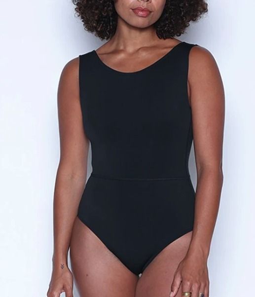 Seea シーア ワンピース 水着 サーフィン ブラック 黒 無地 (SEEA